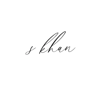 Handwritten Signature for S-khan - Style 134 Online