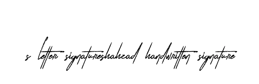 Handwritten Signature for S-letter-signatureshahzad-handwritten-signature - Style 133 Online
