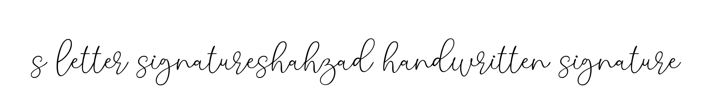 Handwritten Signature for S-letter-signatureshahzad-handwritten-signature - Style 147 Online