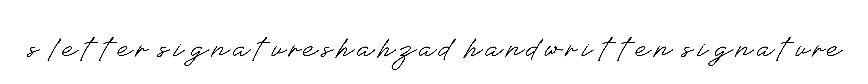 Handwritten Signature for S-letter-signatureshahzad-handwritten-signature - Style 152 Online