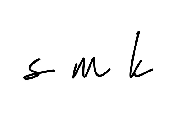 Handwritten Signature for S-m-k - Style 155 Online