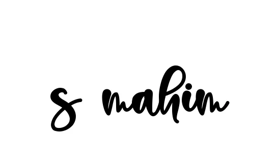 Handwritten Signature for S-mahim - Style 136 Online
