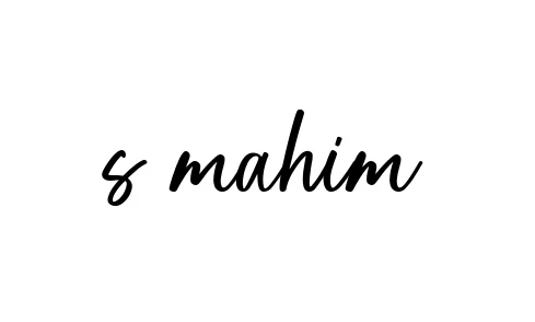 Handwritten Signature for S-mahim - Style 142 Online