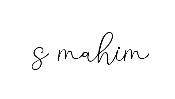 Handwritten Signature for S-mahim - Style 147 Online
