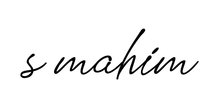 Handwritten Signature for S-mahim - Style 151 Online