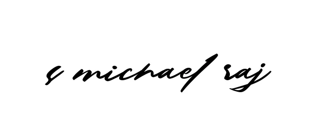 Handwritten Signature for S-michael-raj - Style 140 Online