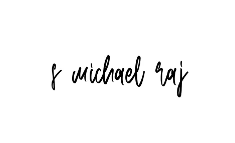 Handwritten Signature for S-michael-raj - Style 143 Online