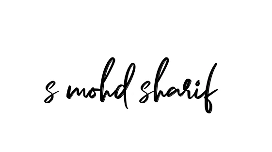 Handwritten Signature for S-mohd-sharif - Style 141 Online