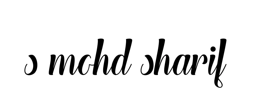 Handwritten Signature for S-mohd-sharif - Style 148 Online
