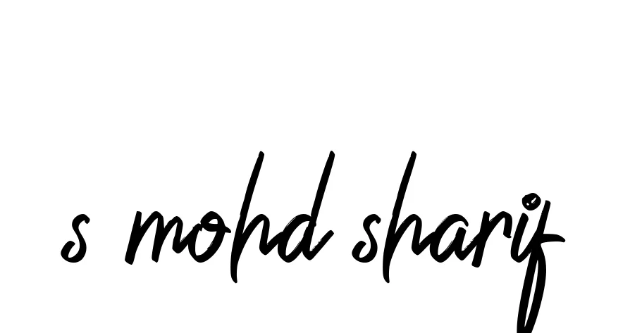 Handwritten Signature for S-mohd-sharif - Style 149 Online