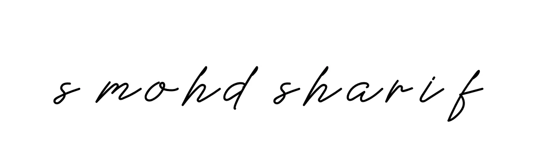 Handwritten Signature for S-mohd-sharif - Style 152 Online