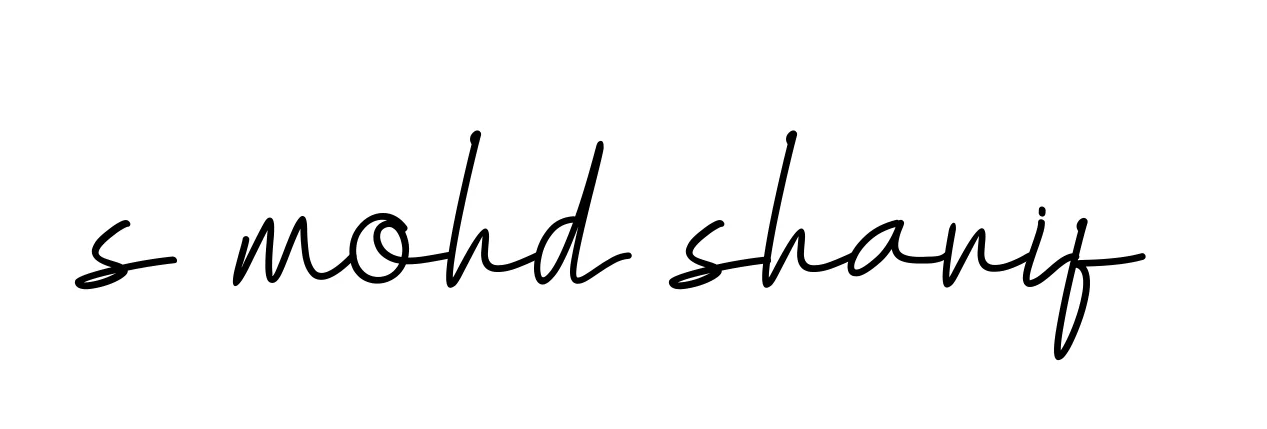 Handwritten Signature for S-mohd-sharif - Style 155 Online
