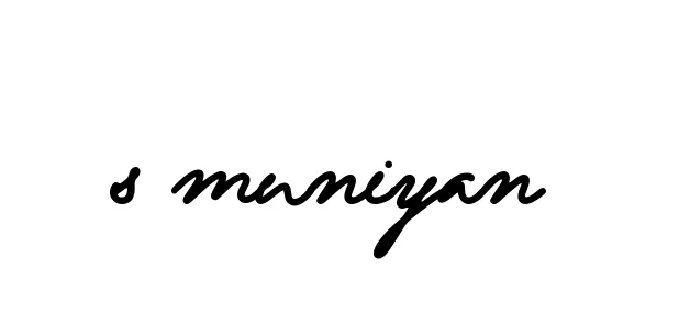 Handwritten Signature for S-muniyan- - Style 137 Online
