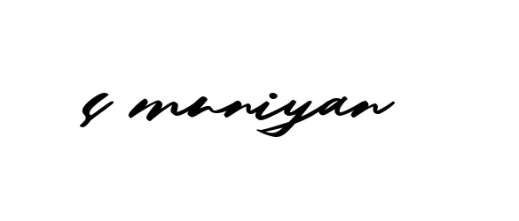 Handwritten Signature for S-muniyan- - Style 140 Online