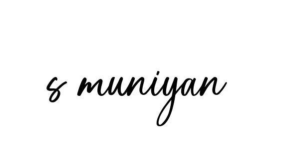 Handwritten Signature for S-muniyan- - Style 142 Online