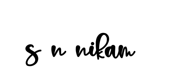 Handwritten Signature for S-n-nikam- - Style 136 Online