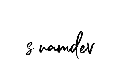 Handwritten Signature for S-namdev - Style 141 Online