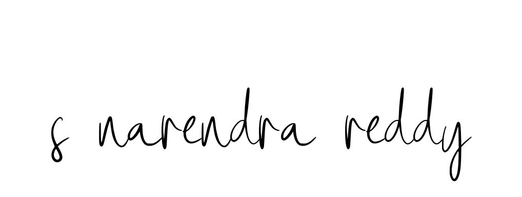 Handwritten Signature for S-narendra-reddy - Style 146 Online