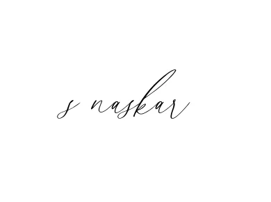 Handwritten Signature for S-naskar - Style 134 Online