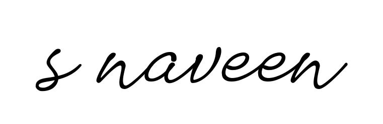 Handwritten Signature for S-naveen - Style 151 Online