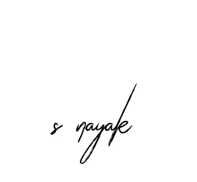 Handwritten Signature for S-nayak- - Style 133 Online