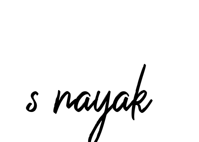 Handwritten Signature for S-nayak- - Style 149 Online