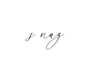Handwritten Signature for S-naz - Style 134 Online