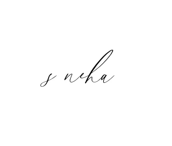 Handwritten Signature for S-neha - Style 134 Online