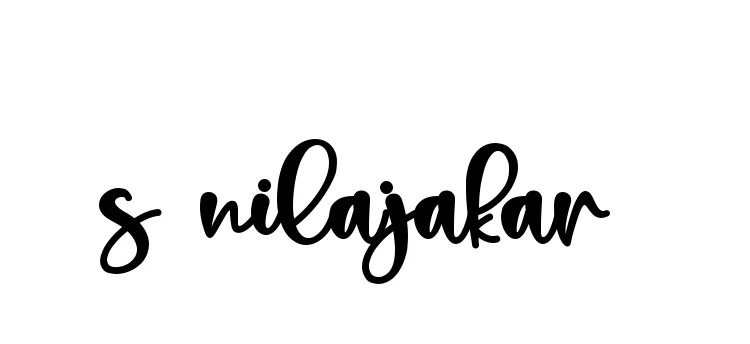 Handwritten Signature for S-nilajakar- - Style 136 Online