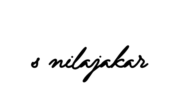 Handwritten Signature for S-nilajakar- - Style 138 Online