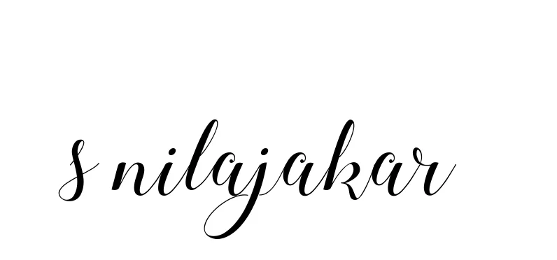 Handwritten Signature for S-nilajakar- - Style 144 Online