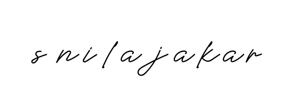 Handwritten Signature for S-nilajakar- - Style 152 Online