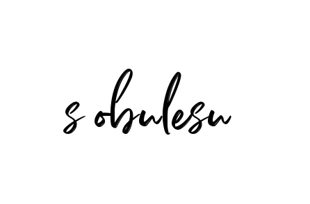 Handwritten Signature for S-obulesu - Style 141 Online