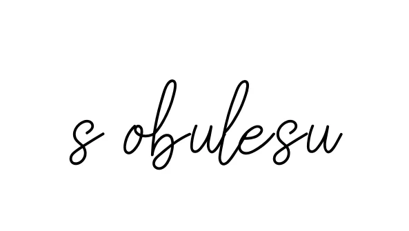 Handwritten Signature for S-obulesu - Style 145 Online