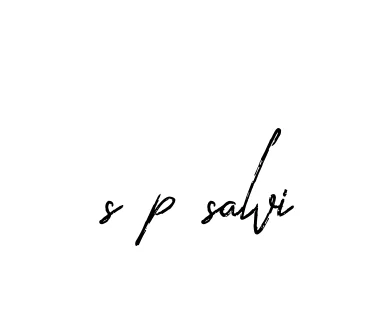 Handwritten Signature for S-p-salvi - Style 133 Online