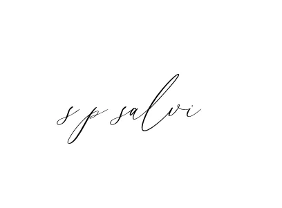 Handwritten Signature for S-p-salvi - Style 134 Online