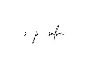 Handwritten Signature for S-p-salvi - Style 139 Online