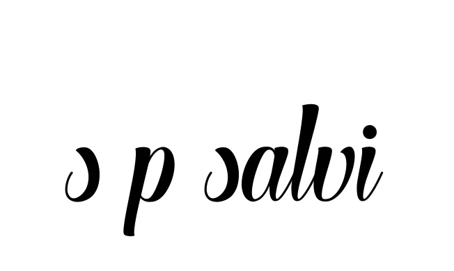 Handwritten Signature for S-p-salvi - Style 148 Online