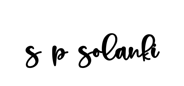 Handwritten Signature for S-p-solanki - Style 136 Online