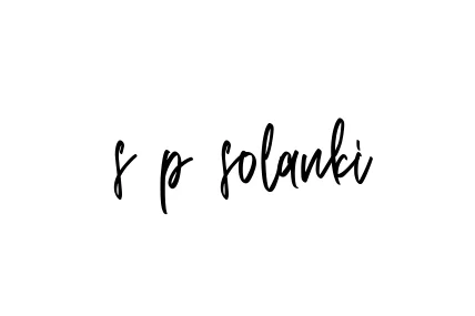 Handwritten Signature for S-p-solanki - Style 143 Online