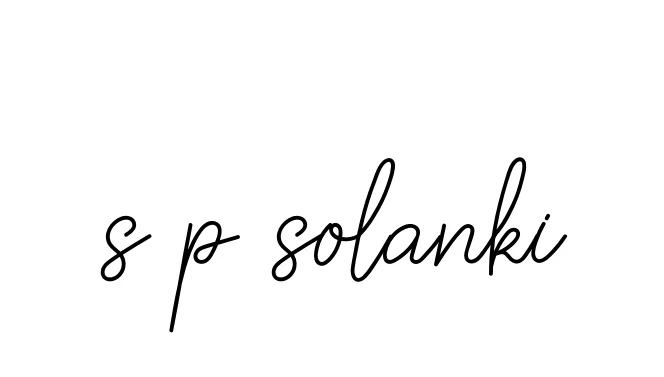 Handwritten Signature for S-p-solanki - Style 145 Online