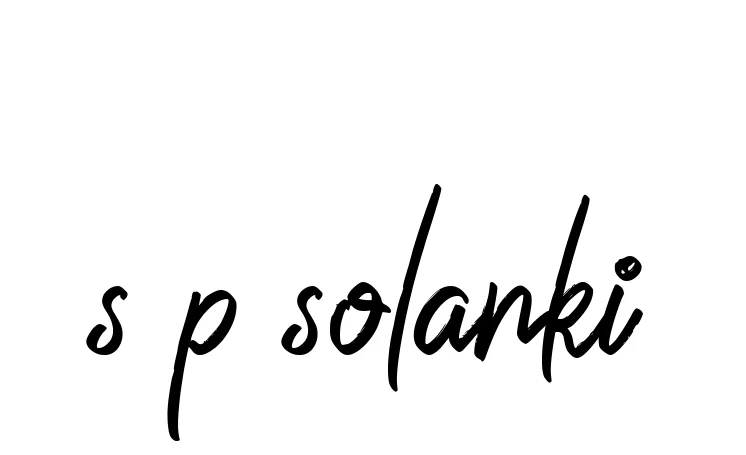 Handwritten Signature for S-p-solanki - Style 149 Online