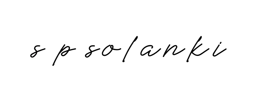 Handwritten Signature for S-p-solanki - Style 152 Online