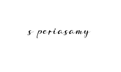 Handwritten Signature for S-periasamy - Style 132 Online