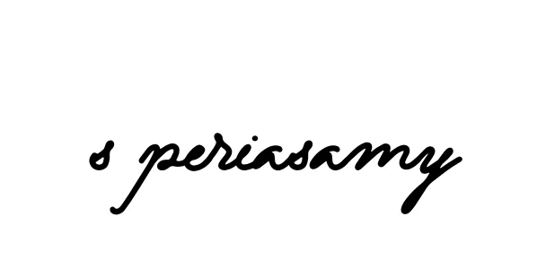 Handwritten Signature for S-periasamy - Style 138 Online