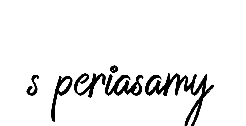 Handwritten Signature for S-periasamy - Style 149 Online
