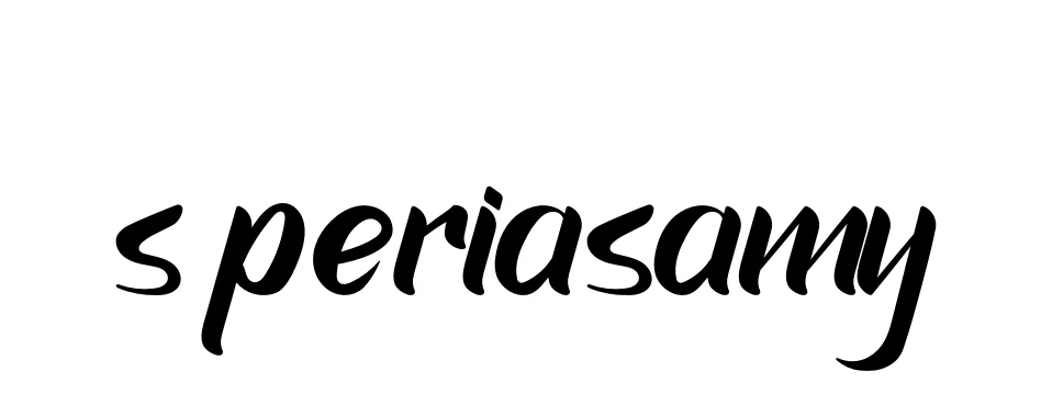 Handwritten Signature for S-periasamy - Style 153 Online