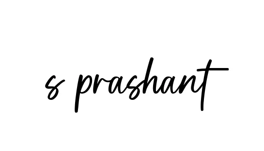 Handwritten Signature for S-prashant - Style 142 Online