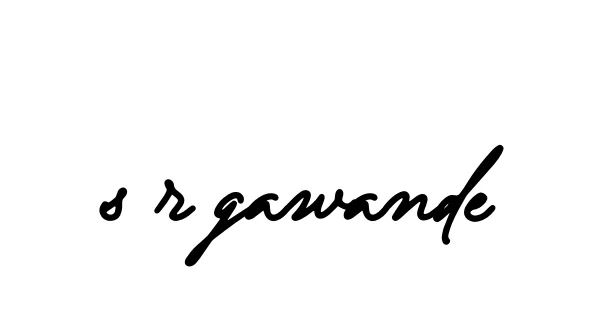 Handwritten Signature for S-r-gawande - Style 138 Online