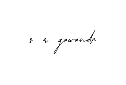 Handwritten Signature for S-r-gawande - Style 139 Online